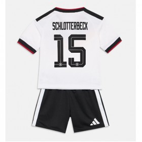 Tyskland Nico Schlotterbeck #15 Hjemme skjorte til barn VM 2026 Kortermet (+ korte bukser)